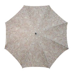 white sparkle glitter pattern Golf Umbrellas