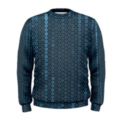 Blue Sparkly Sequin Texture Men s Sweatshirt by paulaoliveiradesign
