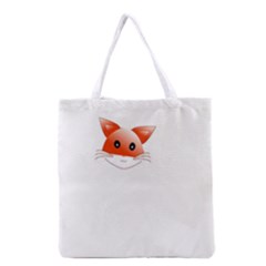 Animal Image Fox Grocery Tote Bag