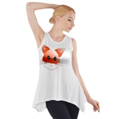 Animal Image Fox Side Drop Tank Tunic by BangZart