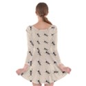 Ants Pattern Long Sleeve Skater Dress View2