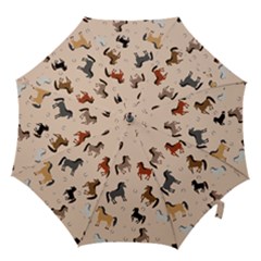 Horses For Courses Pattern Hook Handle Umbrellas (medium)