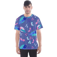 Birds And Butterflies Men s Sports Mesh Tee