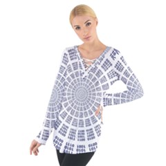 Illustration Binary Null One Figure Abstract Tie Up Tee