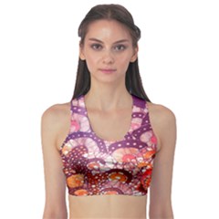 Colorful Art Traditional Batik Pattern Sports Bra