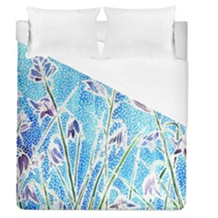 Art Batik Flowers Pattern Duvet Cover (queen Size)