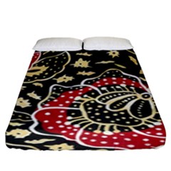 Art Batik Pattern Fitted Sheet (king Size)