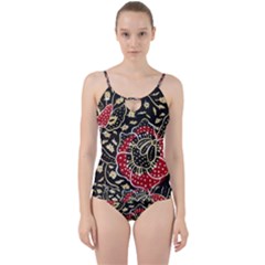 Art Batik Pattern Cut Out Top Tankini Set by BangZart