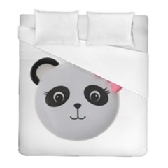 Pretty Cute Panda Duvet Cover (full/ Double Size)