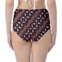 Art Traditional Batik Pattern High-Waist Bikini Bottoms View2