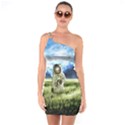 Astronaut One Soulder Bodycon Dress View1