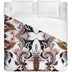 Art Traditional Batik Flower Pattern Duvet Cover (king Size)
