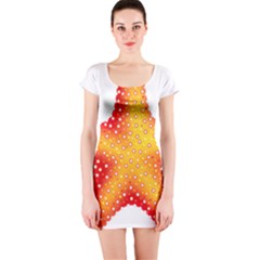 Starfish Short Sleeve Bodycon Dress