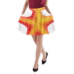 Starfish A-line Pocket Skirt