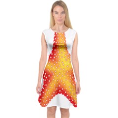 Starfish Capsleeve Midi Dress