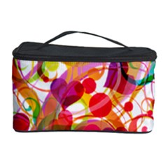 Abstract Colorful Heart Cosmetic Storage Case