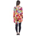 Abstract Colorful Heart Long Sleeve Tunic  View2