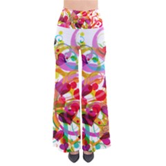 Abstract Colorful Heart Pants