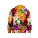 Colorful Flowers Kids  Pullover Hoodie View2