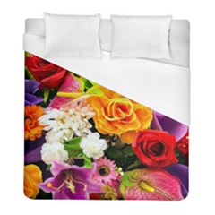 Colorful Flowers Duvet Cover (full/ Double Size)