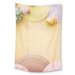 Sea Shell Pattern Large Tapestry