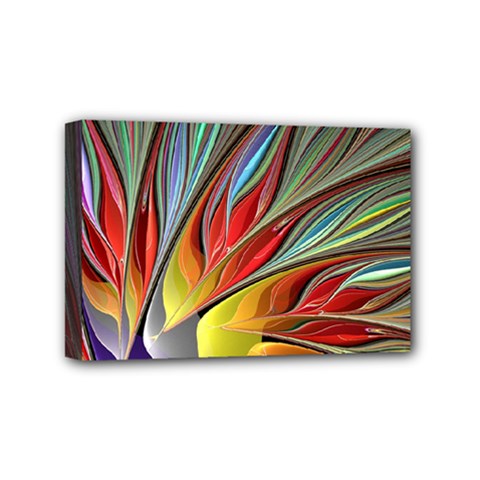 Fractal Bird Of Paradise Mini Canvas 6  x 4 