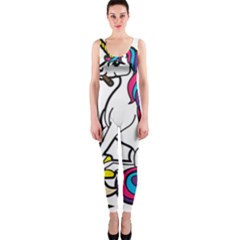 I Love Unicorn  Onepiece Catsuit by ninabolenart