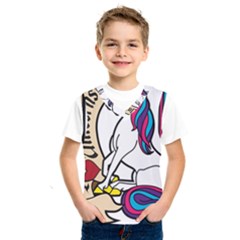 I Love Unicorn  Kids  Sportswear by ninabolenart