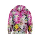 Colorful Flowers Patterns Kids  Zipper Hoodie View2