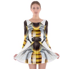 Bee Long Sleeve Skater Dress