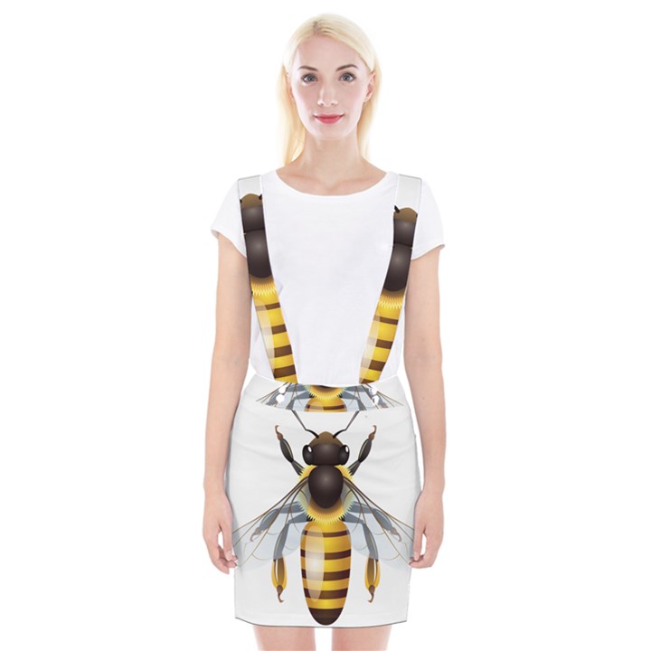 Bee Braces Suspender Skirt