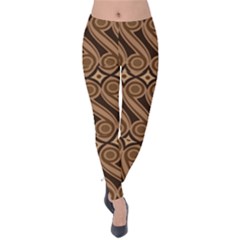 Batik The Traditional Fabric Velvet Leggings