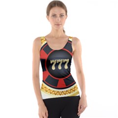 Casino Chip Clip Art Tank Top