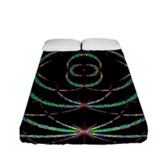 Abstract Spider Web Fitted Sheet (full/ Double Size)