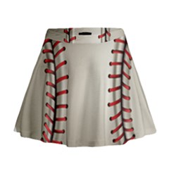 Baseball Mini Flare Skirt