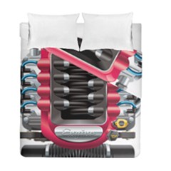 Car Engine Duvet Cover Double Side (full/ Double Size) by BangZart