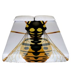 Wasp Fitted Sheet (california King Size) by BangZart