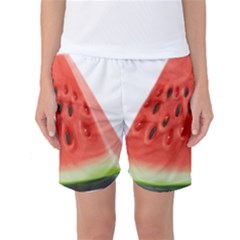 Piece Of Watermelon Women s Basketball Shorts