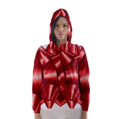 Red Bow Hooded Wind Breaker (women)