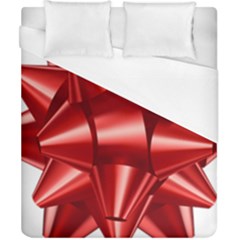 Red Bow Duvet Cover (california King Size)