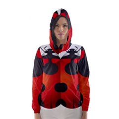 Ladybug Insects Hooded Wind Breaker (women) by BangZart