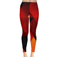 Abstract Triangle Wallpaper Leggings  by BangZart