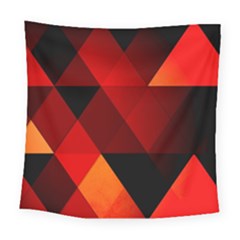 Abstract Triangle Wallpaper Square Tapestry (large)