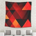 Abstract Triangle Wallpaper Square Tapestry (Large) View2