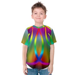 Colorful Easter Egg Kids  Cotton Tee
