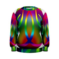 Colorful Easter Egg Women s Sweatshirt by BangZart