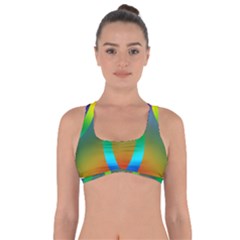 Colorful Easter Egg Got No Strings Sports Bra