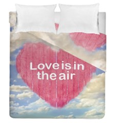 Love Concept Poster Design Duvet Cover Double Side (queen Size) by dflcprints