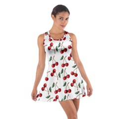 Cherry Red Cotton Racerback Dress