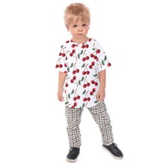 Cherry Red Kids Raglan Tee